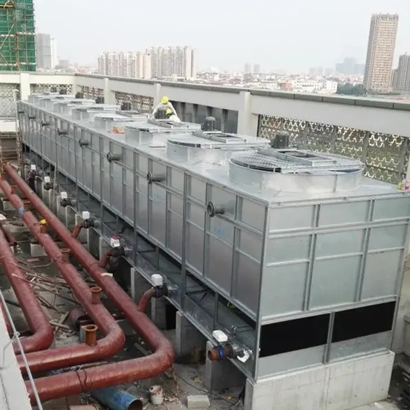 spray pond and cooling tower